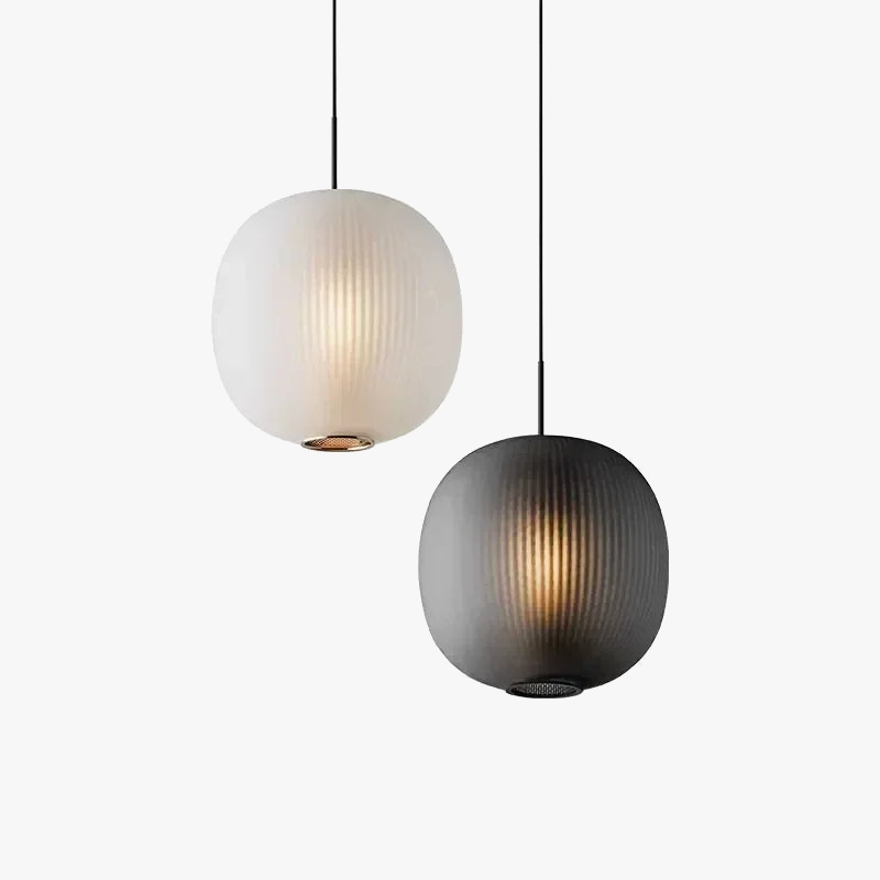 suspension led créative en verre pour hôtel et café bar