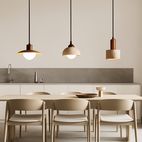 suspension led créative sandyha concepteur rétro petite pierre - vue 2 sur 15