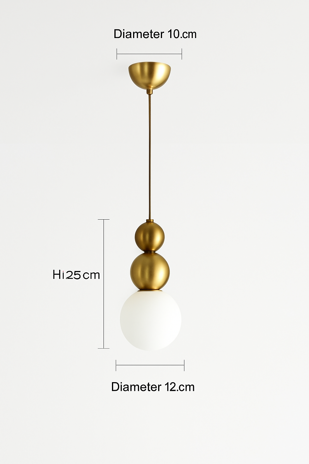 Minimalist Nordic design LED pendant light macaron shape - vue 13 sur 30