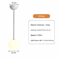 Minimalist Nordic design LED pendant light macaron shape