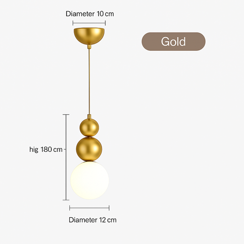 Minimalist Nordic design LED pendant light macaron shape - vue 26 sur 30