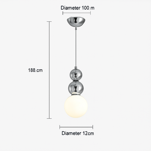 Minimalist Nordic design LED pendant light macaron shape - vue 31 sur 30