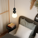 Minimalist Nordic design LED pendant light macaron shape