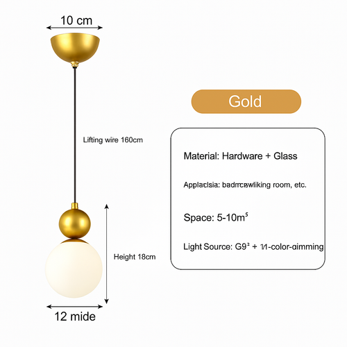 Minimalist Nordic design LED pendant light macaron shape - vue 8 sur 30