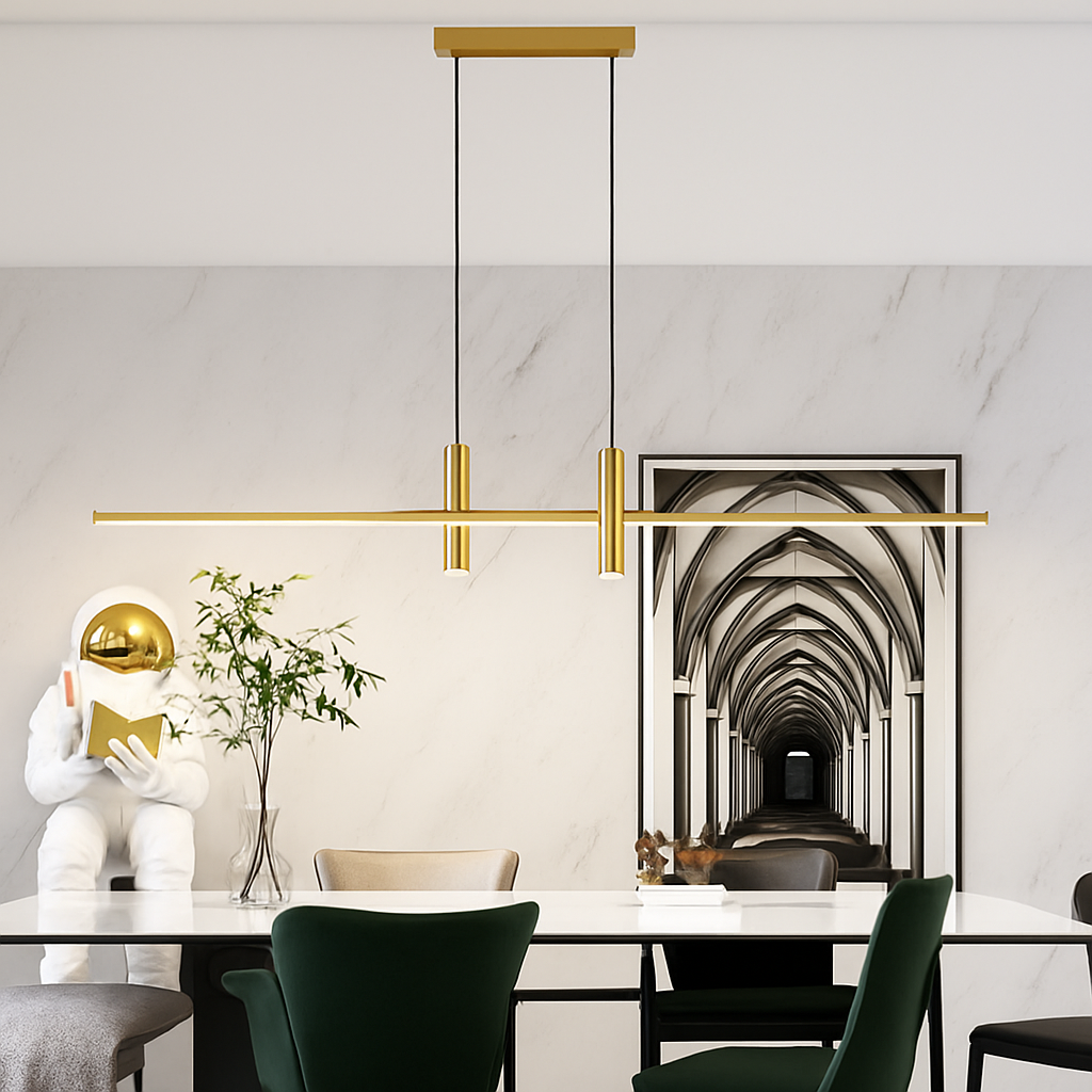 Modern minimalist dimmable LED pendant light for interior decoration - vue 4 sur 12