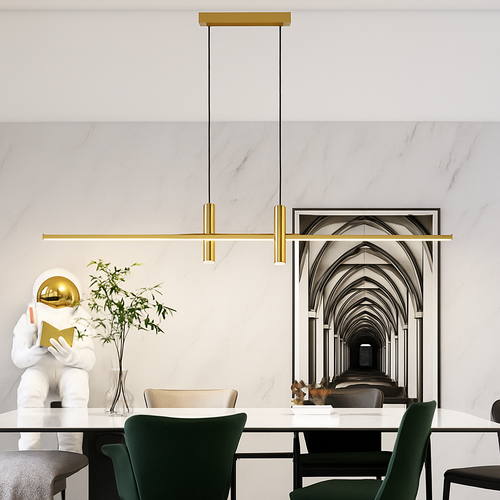 Modern minimalist dimmable LED pendant light for interior decoration - vue 5 sur 12