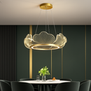 suspension led en acrylique design moderne décoratif