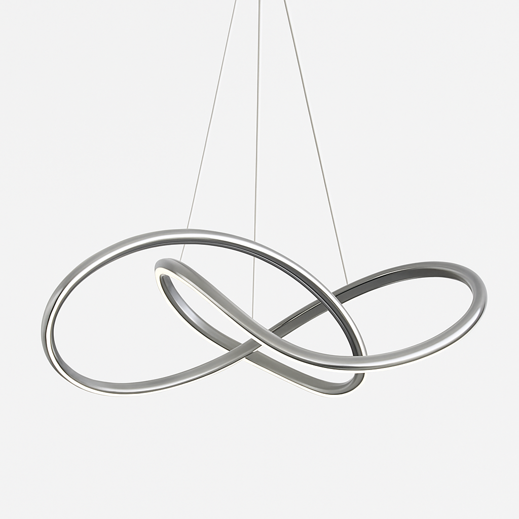 suspension LED en aluminium design moderne décoratif nouvelle collection - vue 2 sur 9