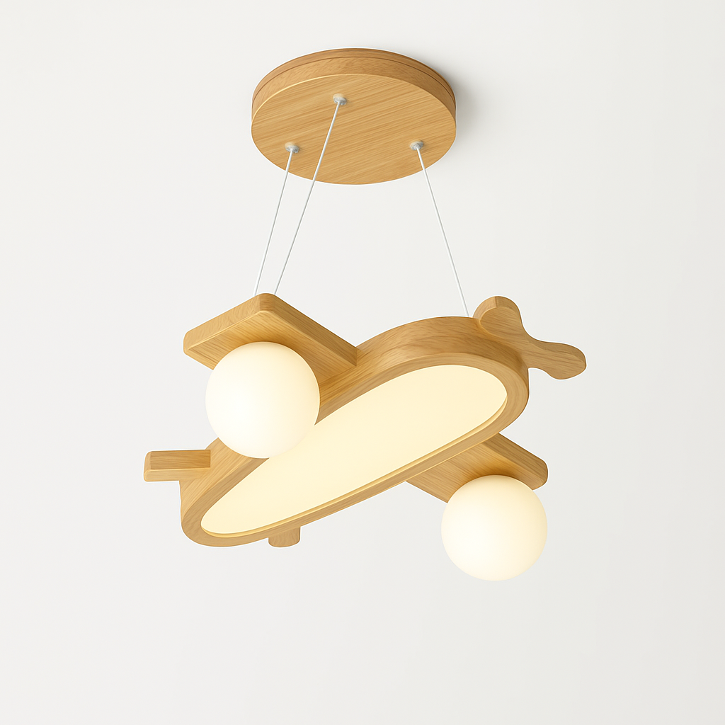 suspension LED en forme d'avion style nordique décorative