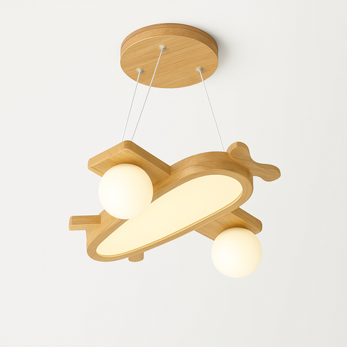 suspension LED en forme d'avion style nordique décorative