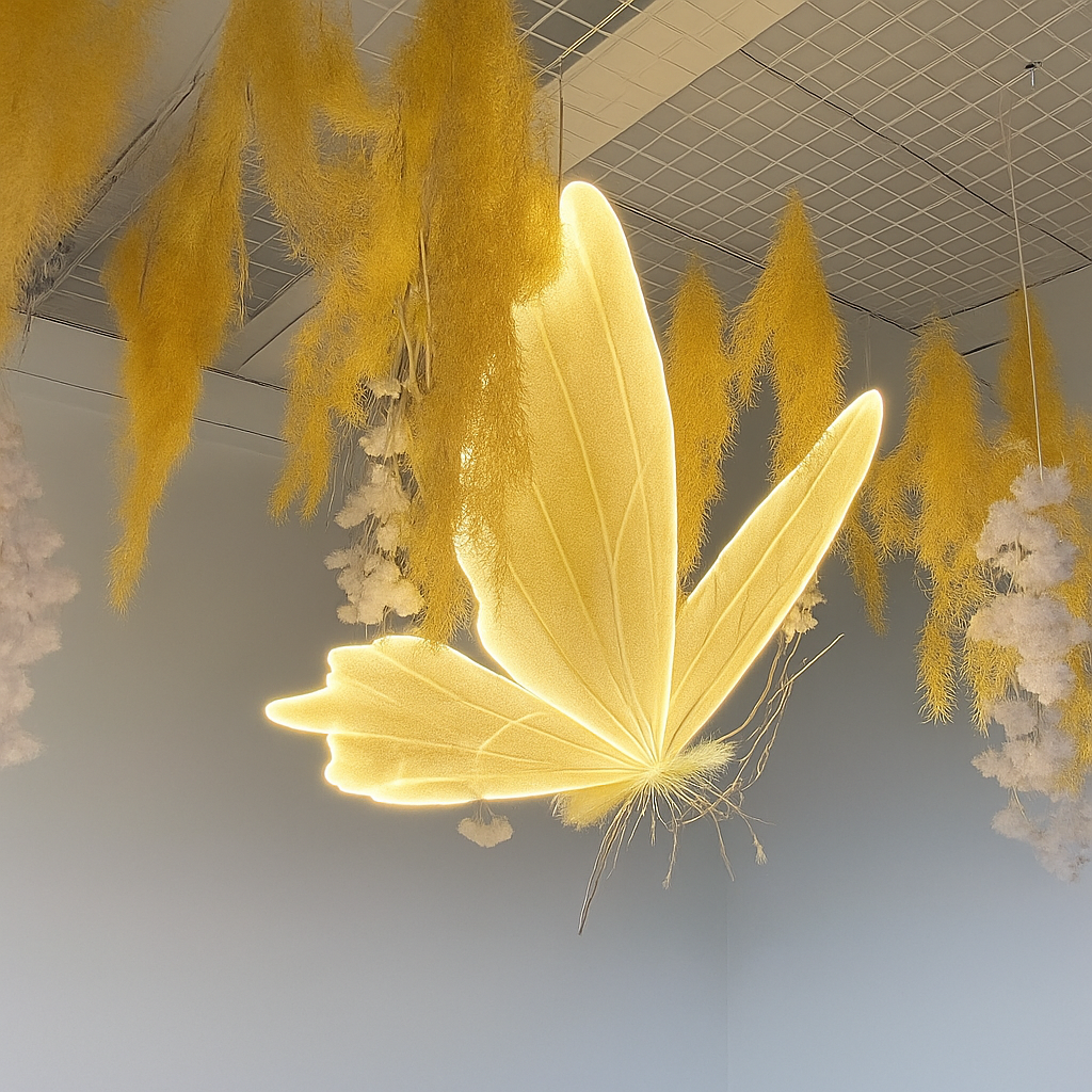 Suspension à led en forme de papillon pour décorations festives et romantiques - vue 5 sur 9