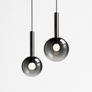 suspension led en métal et acrylique design nordique moderne