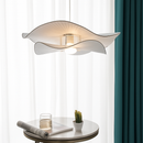 suspension LED en tissu style nordique idéale pour décoration intérieure
