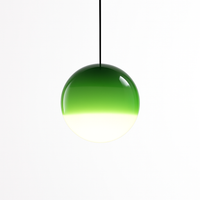 suspension LED en verre design nordique pour hôtel ou chambre