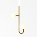 Suspension LED escalier colimaçon plafond lustre moderne luxe