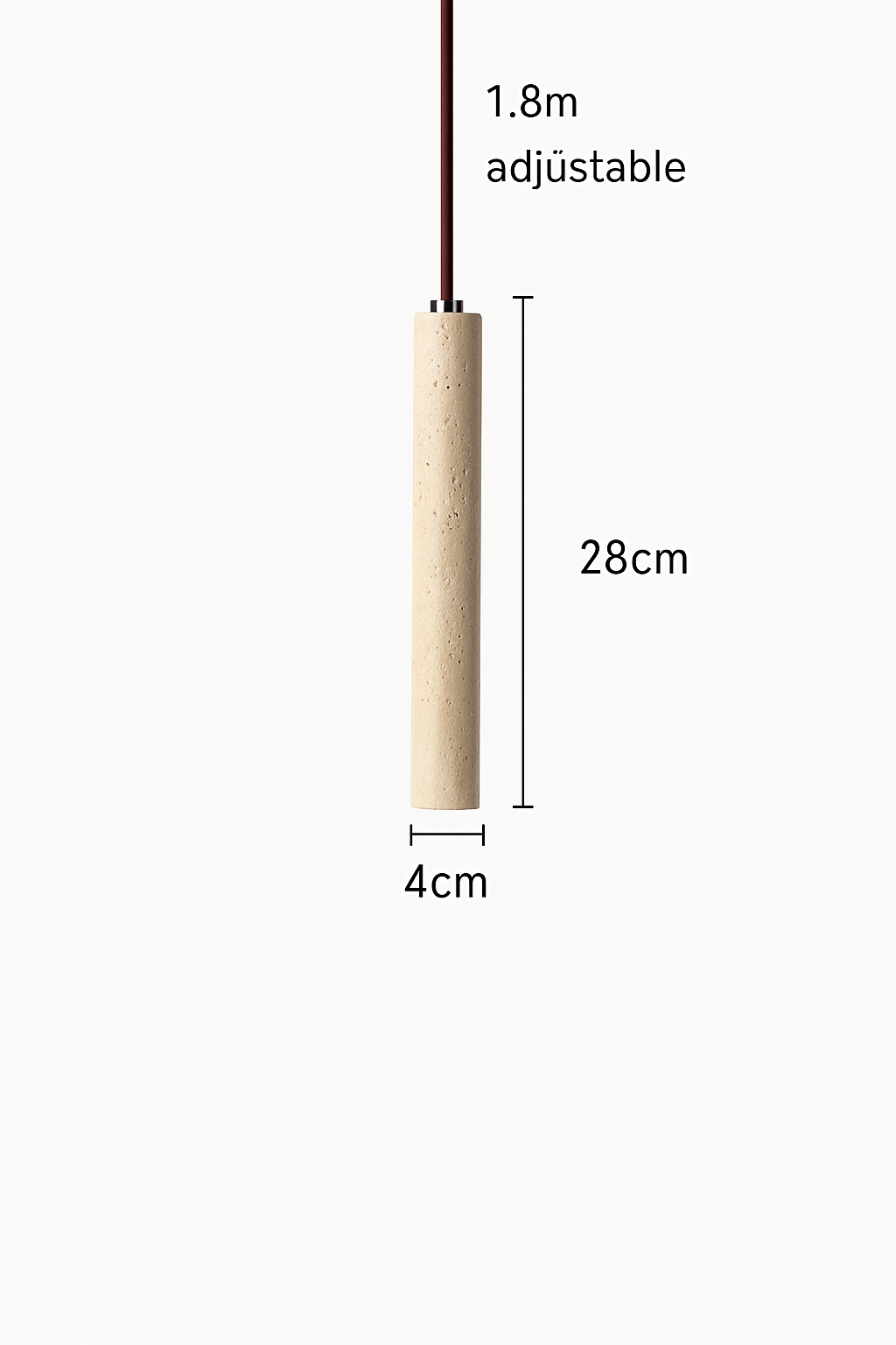 Suspension LED Long Tube bois plafonnier Style japonais vent silencieux chambre chevet lustre rétro moderne G9 remplaçable - vue 6 sur 7