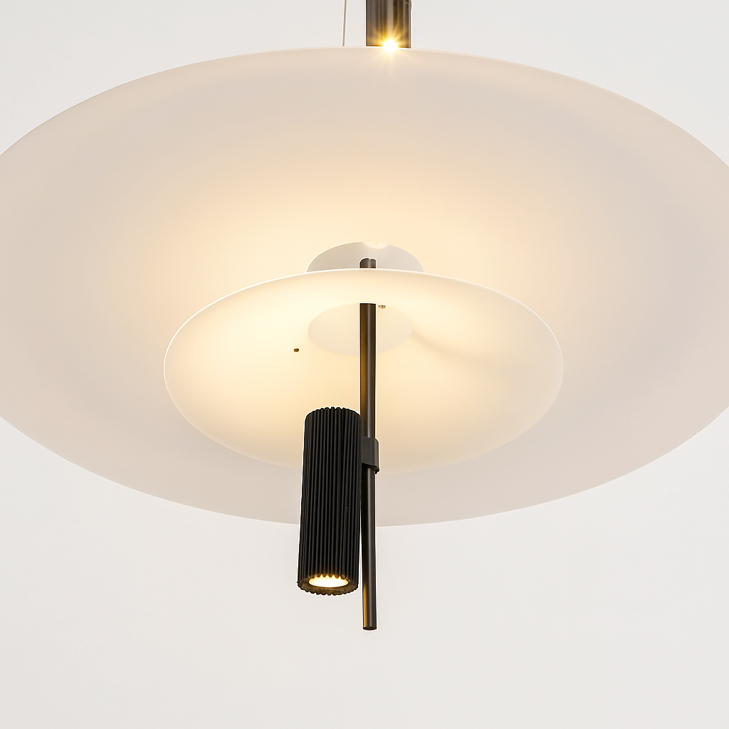 Modern minimalist LED pendant lights for Scandinavian interior decor - vue 5 sur 13