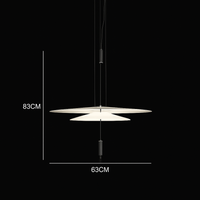 Modern minimalist LED pendant lights for Scandinavian interior decor