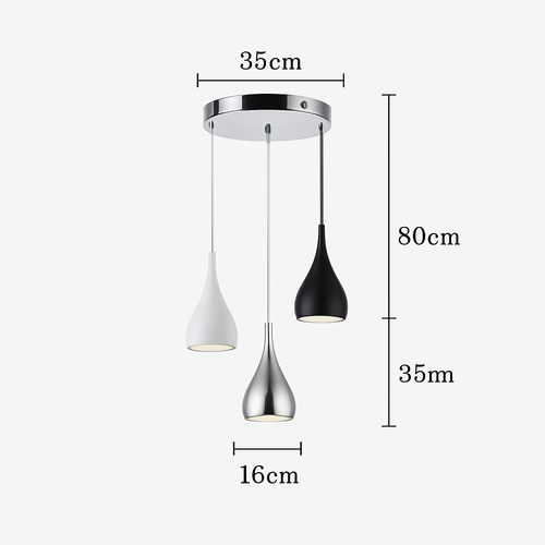 Suspension LED moderne Hand