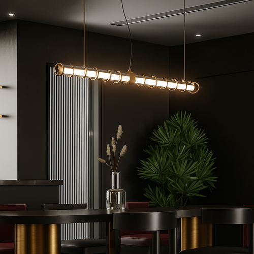 Modern minimalist decorative indoor LED pendant light - vue 2 sur 8