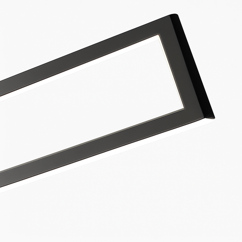 suspension led moderne pour éclairage intérieur rectangulaire