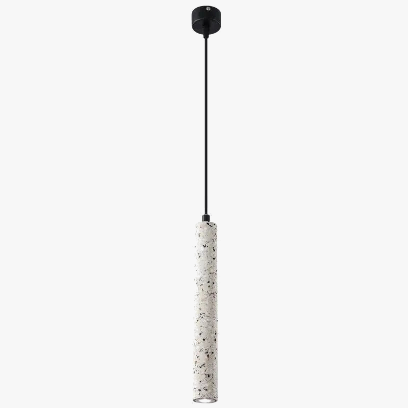 Suspension LED nordique industriel géomantique Terrazzo créatif Restaurant Bar café longue ciment