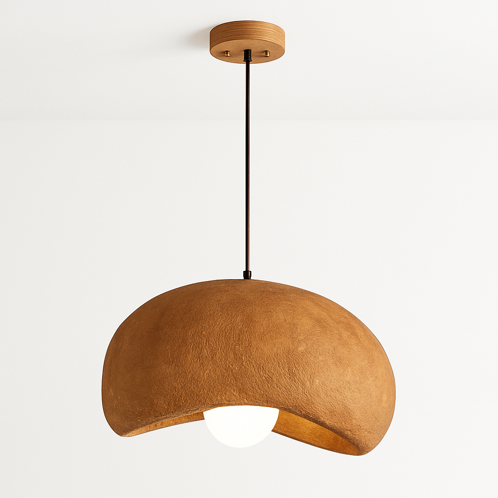 suspension à led wabi-sabi en résine créative pour décoration intérieure - vue 11 sur 23