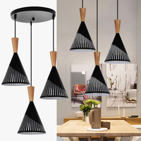 suspension loft vintage avec abat-jour industriel moderne