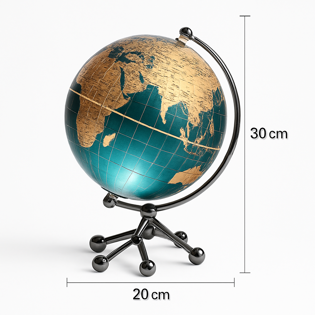 suspension lumineuse globe 3d haut de gamme cadeau enseignant - vue 9 sur 13