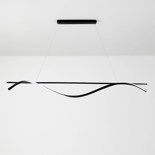 suspension minimaliste en aluminium fer lumière led lustre