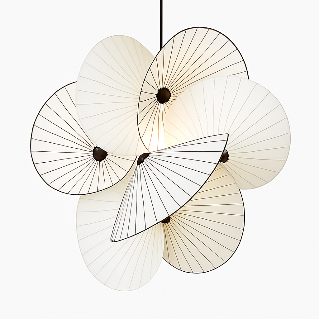 suspension minimaliste en tissu pour décoration intérieure moderne
