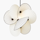 Minimalist fabric ceiling pendant for modern interior decor