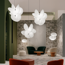 Minimalist fabric ceiling pendant for modern interior decor