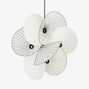 Minimalist fabric ceiling pendant for modern interior decor