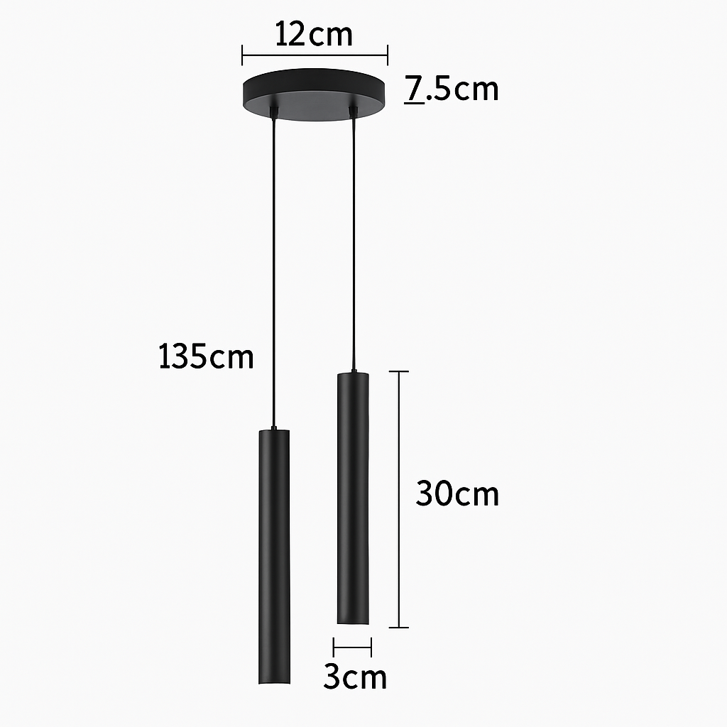 suspension minimalistes modernes style nordique led