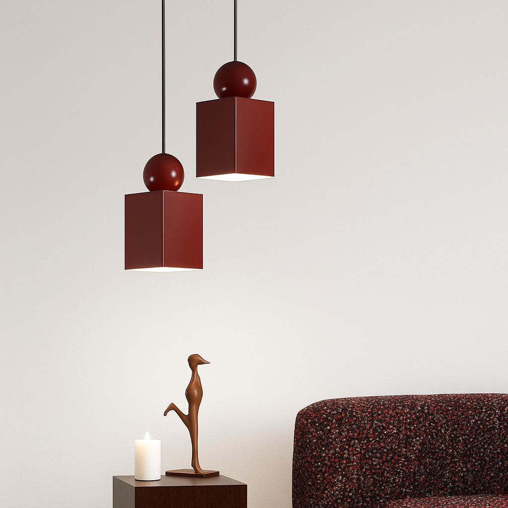 suspension moderne à câble long pour décoration intérieure - vue 6 sur 15