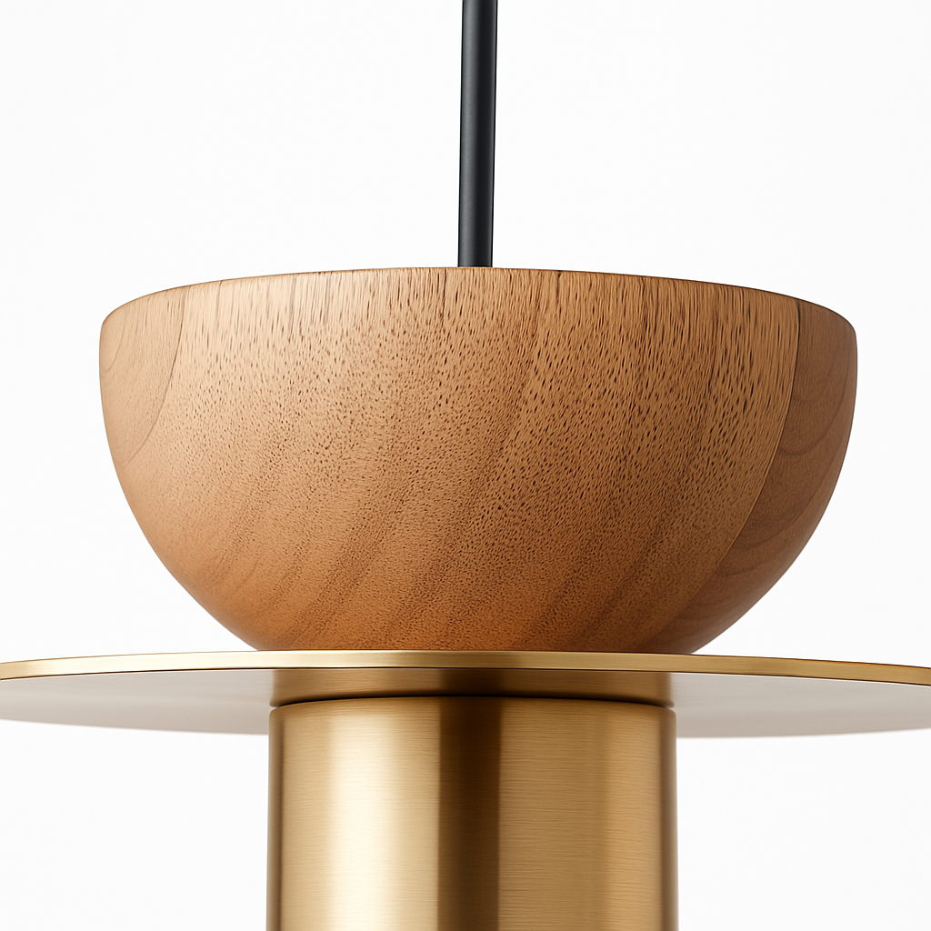 suspension moderne en bois pour bar - vue 6 sur 14