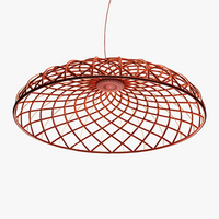 suspension moderne en corde nordic skynest led macaron mesh
