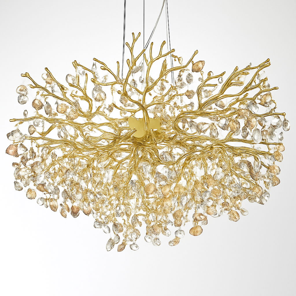 suspension moderne en cristal pour décoration intérieure élégante - vue 3 sur 6