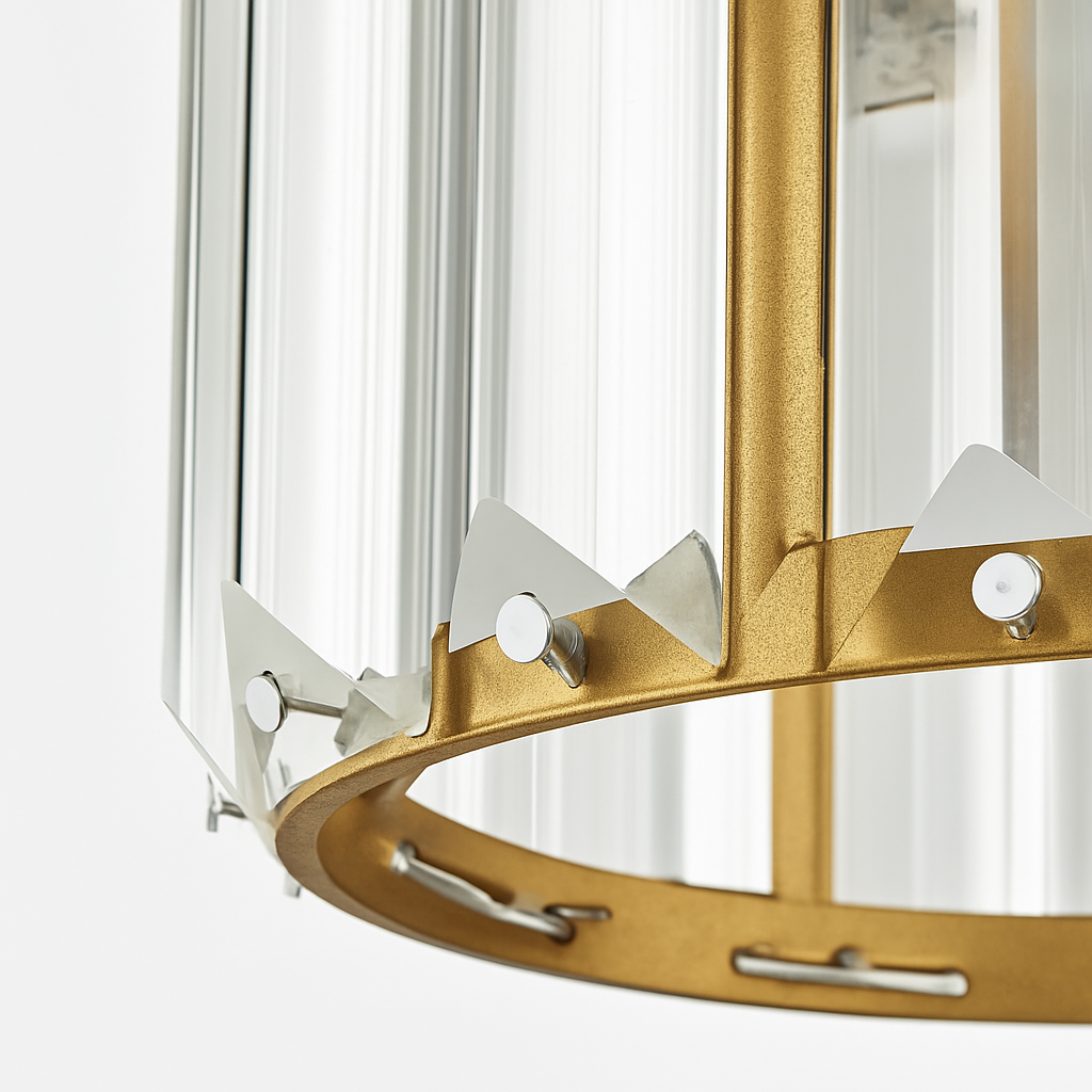 suspension moderne en cristal pour décoration intérieure élégante - vue 3 sur 10