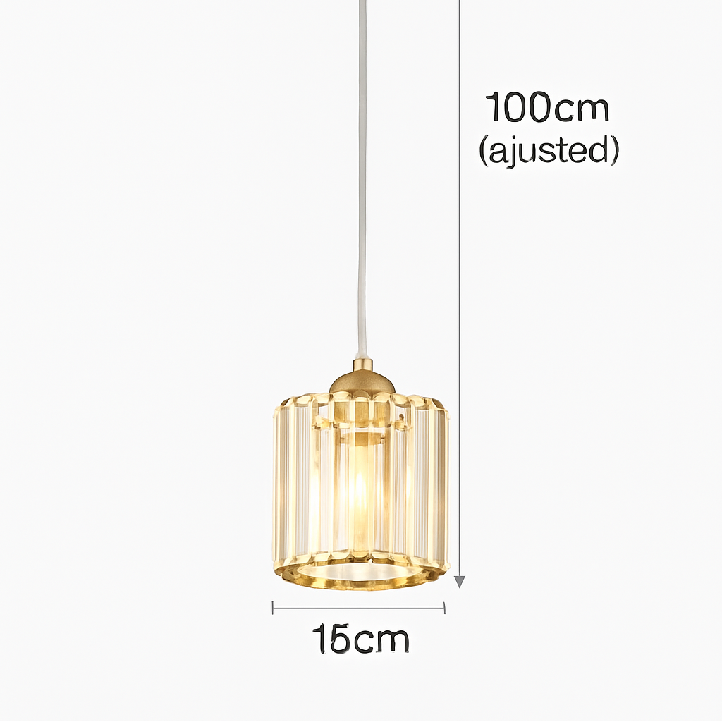suspension moderne en cristal pour décoration intérieure élégante - vue 7 sur 10