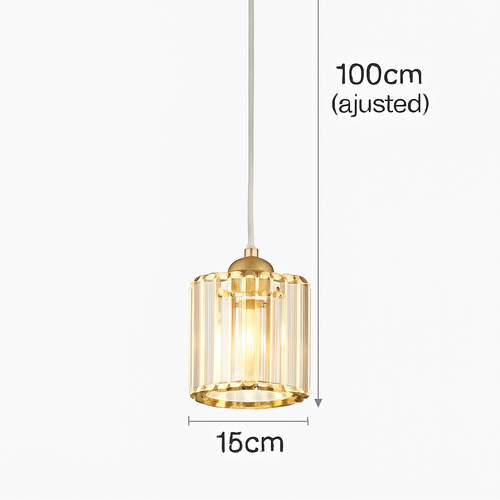 suspension moderne en cristal pour décoration intérieure élégante - vue 8 sur 10