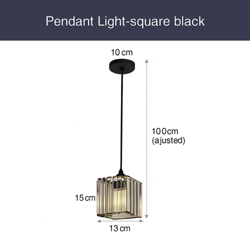 suspension moderne en cristal pour décoration intérieure élégante - vue 10 sur 10