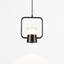 suspension moderne en métal avec projecteur rotatif réglable