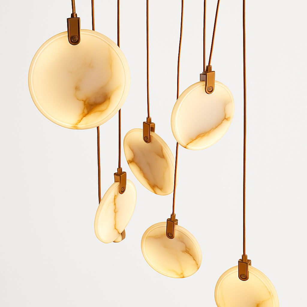 suspension moderne en marbre pour un intérieur élégant - vue 4 sur 11