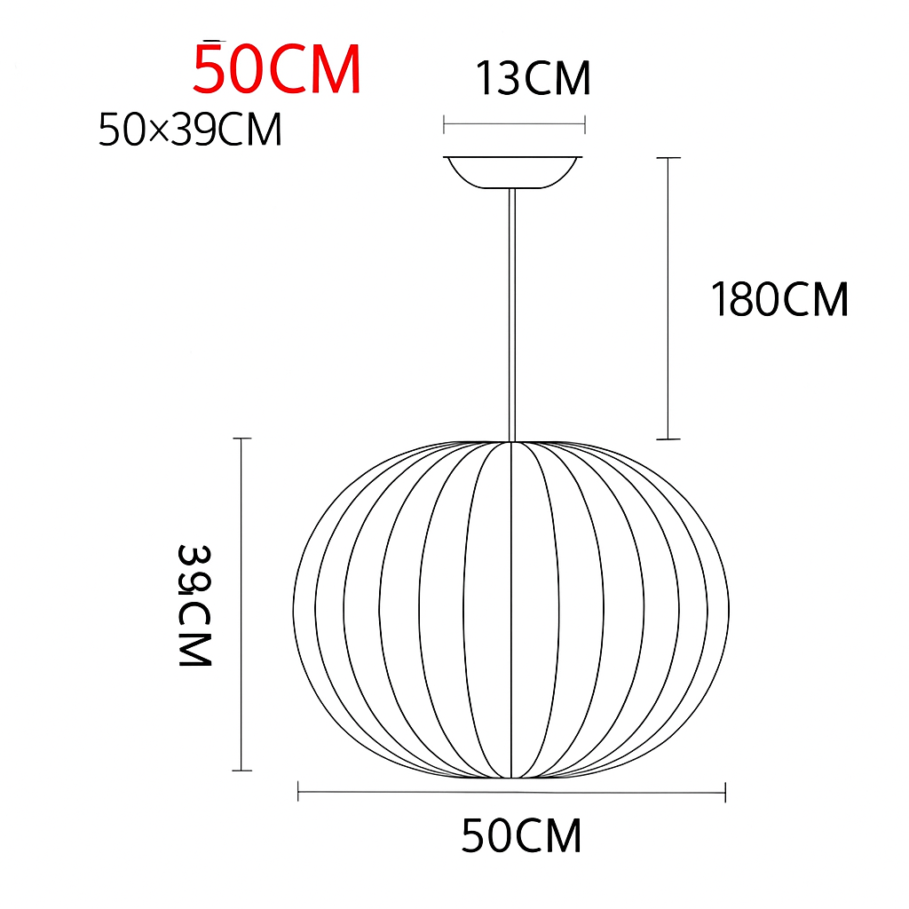Suspension moderne en papier style japonais Silk - vue 16 sur 30