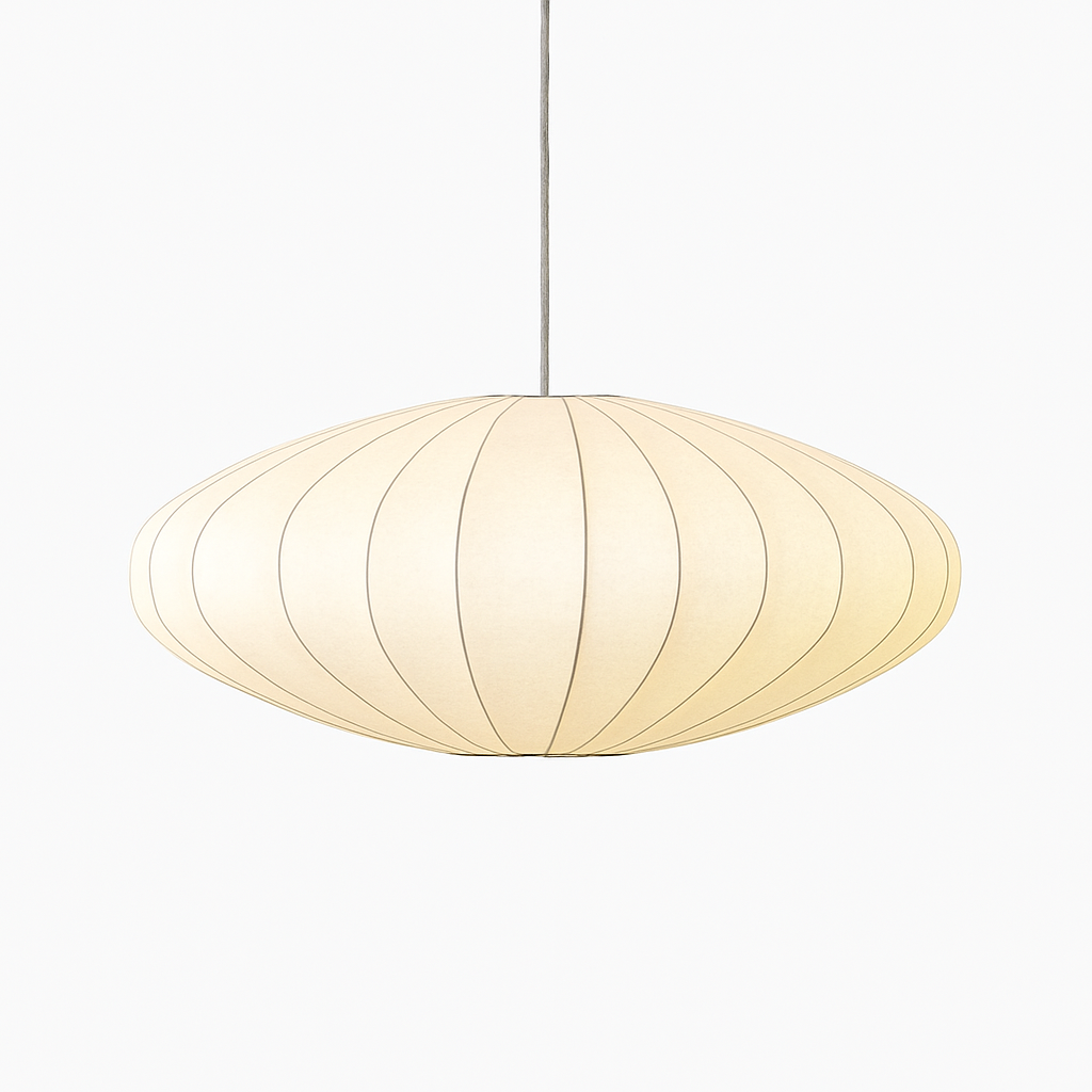 Suspension moderne en papier style japonais Silk - vue 7 sur 30