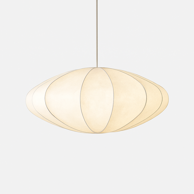 Suspension moderne en papier style japonais Silk