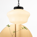 suspension moderne en verre à led pour intérieur élégant
