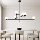 suspension moderne en verre pour décoration intérieure élégante